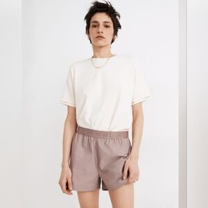Madewell MWL Allways Pull-On Shorts Dusty Maeve Sz MED NWT